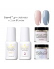 BORN PRETTY żel bazowy Top żel naturalny suchy aktywator Brush Saver do systemu Dip proszek do paznokci 7ml/15ml Dip Nail Powers