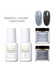 BORN PRETTY żel bazowy Top żel naturalny suchy aktywator Brush Saver do systemu Dip proszek do paznokci 7ml/15ml Dip Nail Powers