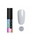 LILYCUTE żelowy lakier do paznokci 5ml lakier do paznokci Soak Off UV LED długotrwały czarny biały szary kolor bazowy długotrwał