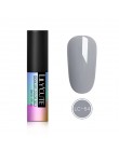 LILYCUTE żelowy lakier do paznokci 5ml lakier do paznokci Soak Off UV LED długotrwały czarny biały szary kolor bazowy długotrwał
