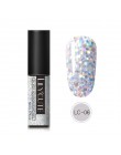 LILYCUTE Laser srebrny żel do paznokci uv brokat 5ml żelowy lakier do paznokci Soak Off UV Led lakier do paznokci