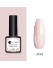 UR SUGAR 7.5ml brokatowy lakier do paznokci czarny kryształ żel UV laserowe cekiny żel polski Soak Off UV lakier do paznokci