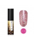LILYCUTE Laser srebrny żel do paznokci uv brokat 5ml żelowy lakier do paznokci Soak Off UV Led lakier do paznokci