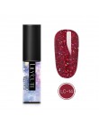 LILYCUTE Laser srebrny żel do paznokci uv brokat 5ml żelowy lakier do paznokci Soak Off UV Led lakier do paznokci