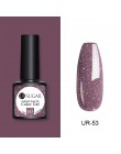 UR SUGAR 7.5ml brokatowy lakier do paznokci czarny kryształ żel UV laserowe cekiny żel polski Soak Off UV lakier do paznokci