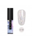 LILYCUTE Laser srebrny żel do paznokci uv brokat 5ml żelowy lakier do paznokci Soak Off UV Led lakier do paznokci