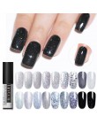 LILYCUTE 5ml żelowy lakier do paznokci srebrny brokat cekiny żel UV lakier długotrwały Soak Off żelowy lakier do paznokci