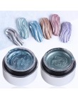 6ml metaliczny lustro żelowy lakier do paznokci drut rysunek malarstwo lakier żelowy UV lub LED lampa Soak Off Nail Art Edge lak