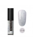 LILYCUTE 5ml żelowy lakier do paznokci srebrny brokat cekiny żel UV lakier długotrwały Soak Off żelowy lakier do paznokci