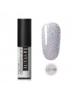 LILYCUTE 5ml żelowy lakier do paznokci srebrny brokat cekiny żel UV lakier długotrwały Soak Off żelowy lakier do paznokci