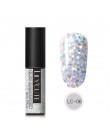 LILYCUTE 5ml żelowy lakier do paznokci srebrny brokat cekiny żel UV lakier długotrwały Soak Off żelowy lakier do paznokci