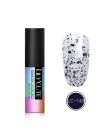 LILYCUTE 5ml żelowy lakier do paznokci srebrny brokat cekiny żel UV lakier długotrwały Soak Off żelowy lakier do paznokci