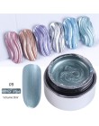6ml metaliczny lustro żelowy lakier do paznokci drut rysunek malarstwo lakier żelowy UV lub LED lampa Soak Off Nail Art Edge lak