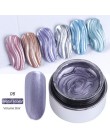 6ml metaliczny lustro żelowy lakier do paznokci drut rysunek malarstwo lakier żelowy UV lub LED lampa Soak Off Nail Art Edge lak