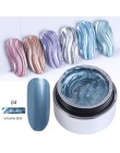 6ml metaliczny lustro żelowy lakier do paznokci drut rysunek malarstwo lakier żelowy UV lub LED lampa Soak Off Nail Art Edge lak