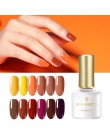 BORN PRETTY jesienna seria żelowa lakier do paznokci 60 kolorów 6ml pomarańczowy żółty lakier do paznokci usuwanie żelu UV lakie