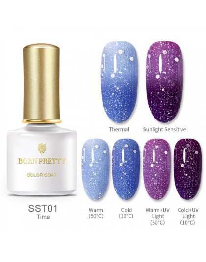 BORN PRETTY 6ML/10ML termos żelowy lakier do paznokci 3 w 1 temperatura zmiana koloru do paznokci usuwanie żelu UV lakier długot