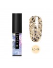 LILYCUTE 5ml żelowy lakier do paznokci srebrny brokat cekiny żel UV lakier długotrwały Soak Off żelowy lakier do paznokci