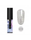 LILYCUTE 5ml żelowy lakier do paznokci srebrny brokat cekiny żel UV lakier długotrwały Soak Off żelowy lakier do paznokci