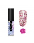 LILYCUTE 5ml żelowy lakier do paznokci srebrny brokat cekiny żel UV lakier długotrwały Soak Off żelowy lakier do paznokci