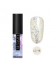 LILYCUTE 5ml żelowy lakier do paznokci srebrny brokat cekiny żel UV lakier długotrwały Soak Off żelowy lakier do paznokci