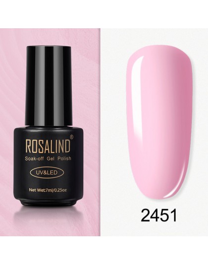 ROSALIND żel polski lakier do paznokci rozszerzenie Vernis Semi Permanent wszystko do Manicure płaszcz podstawowy lakier do pazn