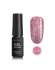 LILYCUTE 7ml żelowy lakier do paznokci żel brokatowy do paznokci led uv lakier do paznokci Soak Off DIY żelowy lakier do paznokc