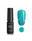 LILYCUTE 7ml żelowy lakier do paznokci żel brokatowy do paznokci led uv lakier do paznokci Soak Off DIY żelowy lakier do paznokc