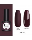 UR cukier 7.5ml żelowy lakier do paznokci do paznokci kolor usuwanie żelu UV lakier Semi Permanant żel do paznokci UV lakier war