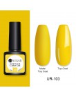 UR cukier 7.5ml żelowy lakier do paznokci do paznokci kolor usuwanie żelu UV lakier Semi Permanant żel do paznokci UV lakier war