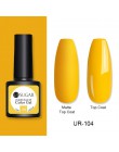 UR cukier 7.5ml żelowy lakier do paznokci do paznokci kolor usuwanie żelu UV lakier Semi Permanant żel do paznokci UV lakier war