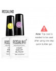ROSALIND żelowy lakier do paznokci One Step żel odbudowujący Poly One Step do przedłużania Manicure bez podstawy zestaw nail art