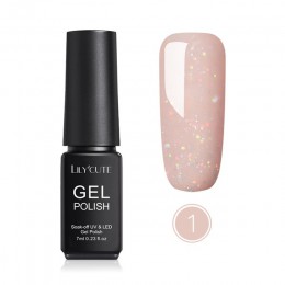 LILYCUTE 7ML Nude Glitter żelowy lakier do paznokci UV różowy seria kolorowa Led UV lakier do paznokci żel do paznokci półtrwały