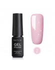 LILYCUTE 7ML Nude Glitter żelowy lakier do paznokci UV różowy seria kolorowa Led UV lakier do paznokci żel do paznokci półtrwały