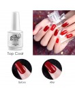 ViiNuro 15ML Top i podstawowy żel do paznokci do paznokci matowy Top Semi permanentny podkład Led do paznokci warstwa wierzchnia