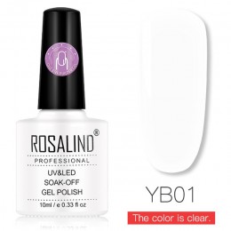 ROSALIND żelowy lakier do paznokci One Step żel odbudowujący Poly One Step do przedłużania Manicure bez podstawy zestaw nail art