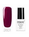 ROSALIND żelowy lakier do paznokci wszystko do Manicure 7ml lakiery hybrydowe do paznokci płaszcz podstawowy do lakier hybrydowy