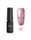 LILYCUTE 7ML Nude Glitter żelowy lakier do paznokci UV różowy seria kolorowa Led UV lakier do paznokci żel do paznokci półtrwały