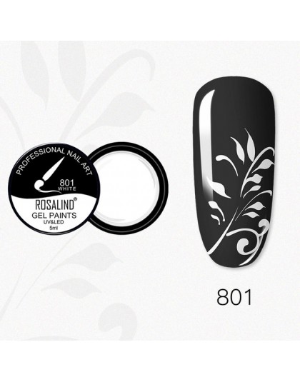 ROSALIND żelowe lakiery do paznokci zestaw malowanie żelowy lakier do paznokci paznokcie 5ml DIY Design wszystko do Manicure lak