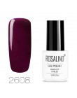 ROSALIND żelowy lakier do paznokci wszystko do Manicure 7ml lakiery hybrydowe do paznokci płaszcz podstawowy do lakier hybrydowy