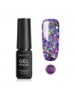 LILYCUTE 7ML Nude Glitter żelowy lakier do paznokci UV różowy seria kolorowa Led UV lakier do paznokci żel do paznokci półtrwały