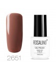 ROSALIND żelowy lakier do paznokci wszystko do Manicure 7ml lakiery hybrydowe do paznokci płaszcz podstawowy do lakier hybrydowy