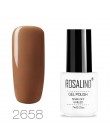 ROSALIND żelowy lakier do paznokci wszystko do Manicure 7ml lakiery hybrydowe do paznokci płaszcz podstawowy do lakier hybrydowy