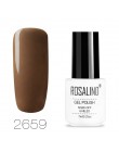ROSALIND żelowy lakier do paznokci wszystko do Manicure 7ml lakiery hybrydowe do paznokci płaszcz podstawowy do lakier hybrydowy