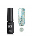 LILYCUTE 7ML Nude Glitter żelowy lakier do paznokci UV różowy seria kolorowa Led UV lakier do paznokci żel do paznokci półtrwały
