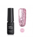 LILYCUTE 7ML Nude Glitter żelowy lakier do paznokci UV różowy seria kolorowa Led UV lakier do paznokci żel do paznokci półtrwały