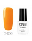 ROSALIND żelowy lakier do paznokci wszystko do Manicure 7ml lakiery hybrydowe do paznokci płaszcz podstawowy do lakier hybrydowy