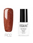 ROSALIND żel polski Nail Art 7ML Vernis półtrwały żel do przykrywania płaszcz Manicure Soak-Off UV biała butelka żel hybrydowy d