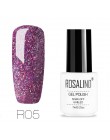 ROSALIND żel polski Nail Art 7ML Vernis półtrwały żel do przykrywania płaszcz Manicure Soak-Off UV biała butelka żel hybrydowy d