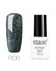 ROSALIND żel polski Nail Art 7ML Vernis półtrwały żel do przykrywania płaszcz Manicure Soak-Off UV biała butelka żel hybrydowy d